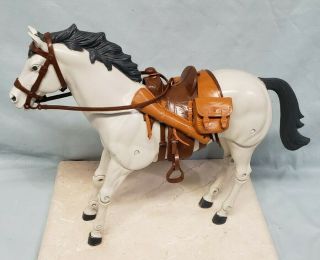 Vintage Marx Toys " The Ready Gang " White Horse " Dagger " Action Figure 1970s Rare