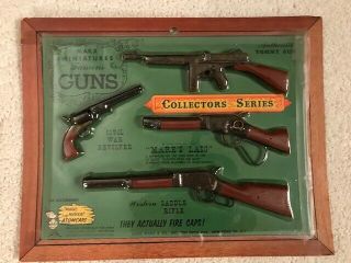Vintage Marx Miniatures Of Famous Guns Collectors Series 4 Gun Set