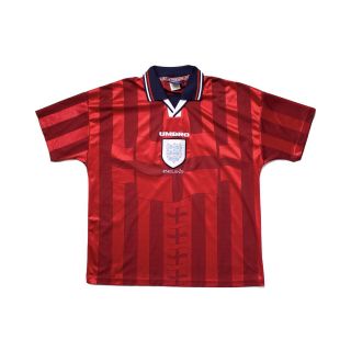 Vintage England 1997/1998 Away Football Shirt Xl