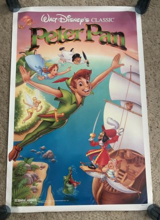 Disney Peter Pan 1989 Numbered Movie Poster