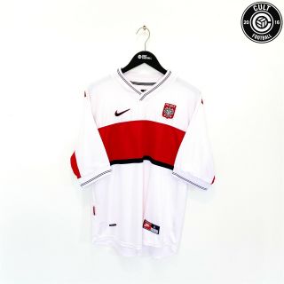 1998/99 Poland Vintage Nike Home Football Shirt Jersey (m/l)