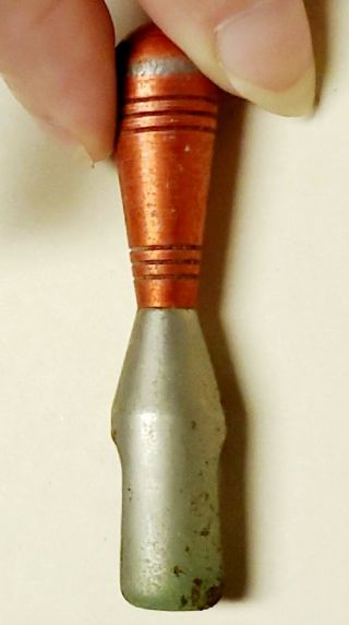 Vintage Bottle Opener Bomb Bullet Pin Torpedo Dixie Beer Style