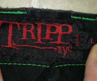Vintage Wide - Leg Tripp Nyc Pants Size Large Skater Gothic Raver Metal Goth Daang
