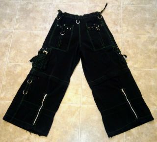 Vintage Wide - Leg TRIPP NYC Pants Size Large Skater Gothic Raver Metal Goth Daang 3