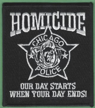 Chicago Illinois Police Homicide Division Shoulder Patch