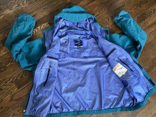 Simms Vintage Gore Tex Dry Coat,  Mens Xlarge,  Xl Teal Fly Fishing Wading Jacket
