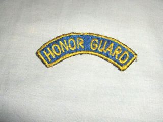 335 - Veterans Of Foreign Wars Embroidered Honor Guard Arc,  Strip,  Patch - Vfw