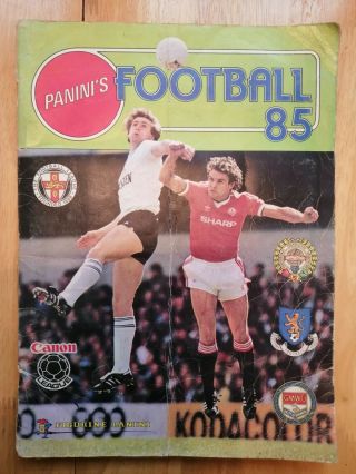 Vintage Panini Football Sticker Album 85 100 Complete Read Details 1985