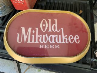 1980 Old Milwaukee Beer Light Up Sign