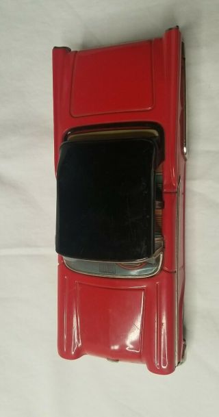 Haji Japan Tin Friction Red Ford Fairlane PLEASE READ AND SEE PICTURES 3