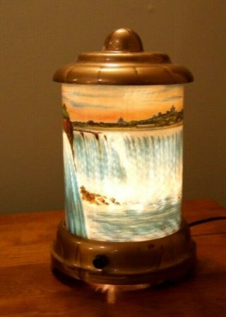 Vintage Econolite Corp Motion Light Lamp - Niagara Falls