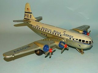 Pan American Strato Clipper Tin Friction Toy Gama West Germany