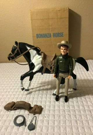 Bonanza Tv Show Little Joe Figure And Horse Cochise