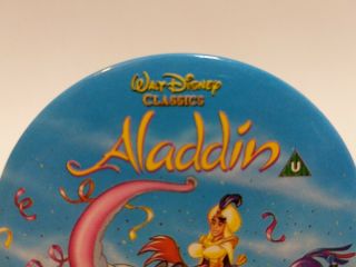 Walt Disney Classic The Aladdin Available On Video Pin Badge 2