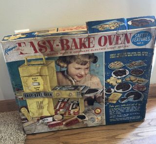 1964 Kenner Easy Bake Oven w/ Box and Accessories,  Turquoise, 3