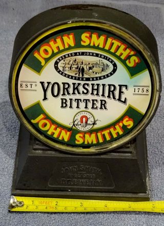 Breweriana Collectors - Metal/plastic Pump Mount - John Smith 