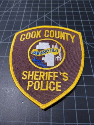 Cook County Illinois Sheriff Shoulder Patch Sheriff 