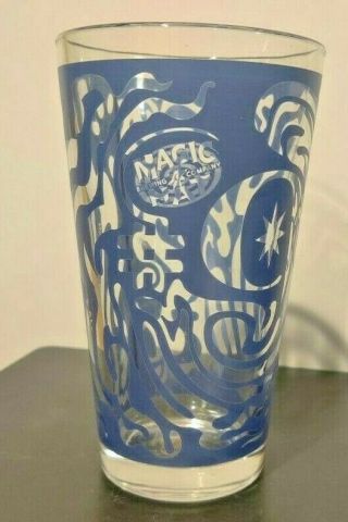 S/4 Magic Hat Not Quite Pale Ale 9 Beer Pint Glass Logo Set Rare