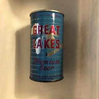 Great Lakes 12oz Flat Top Beer Can Great Lakes Brewing South Bend,  In Unlisted