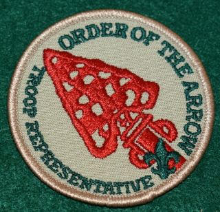 Boy Scout Patch - Order Of The Arrow Troop Representative