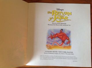 Disney’s The Return Of Jafar Golden Book Special Edition 1994 3