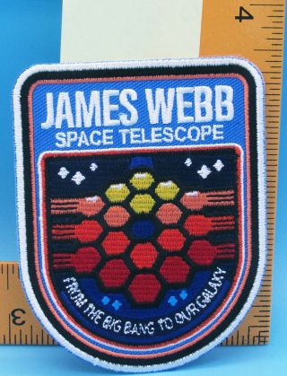 Nasa Patch Vtg James Webb Space Telescope Big Bang To Our Galaxy