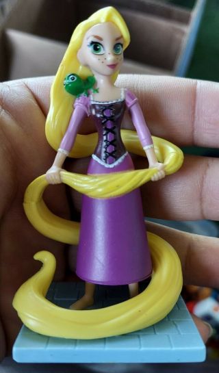 Rapunzel Disney Princess Tangled Pvc Toy Figure Birthday Cake Topper 3.  5 " C103