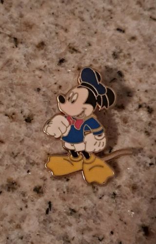 Real Donald Duck Series Mickey Mouse As Donald Duck Pin Mickey Dressed As Donald