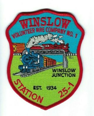 Winslow (camden County) Nj Jersey Volunteer Fire Co.  1 Station 25 - 1 Patch