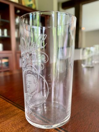 Louis Bergdoll Brewing Co Philadelphia,  Pennsylvania preprohibition etched glass 2