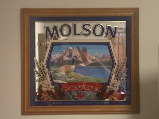 Molson Beer Mirror Sign - The Geese