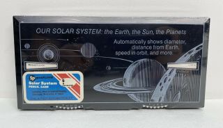 Rare Vintage Sterling 562 Educator Pencil Case Box Our Solar System