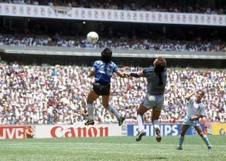 Diego Maradona Old Photo 1986 World Cup Argentina V England,  Hand Of God 5