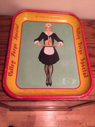 Vintage Valley Forge Special Beer Tray,  Norristown,  Pa