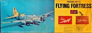 Vintage Sterling Balsa Wood Model Kit Boeing B - 17 G Flying Fortress 39 " Wingspan