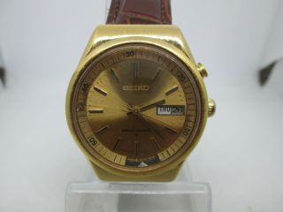 Vintage Seiko Bellmatic 4006 - 6070 Daydate Goldplated Automatic Mens Watch