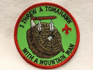 Boy Scouts - Camp Whitsett - Tomahawk / Mountain Man Patch