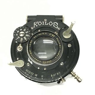 Koilos Taylor Hobson Cooke Anastigmat Lens Focus 5.  1 Inch F/6.  5 Vintage - Tk01v