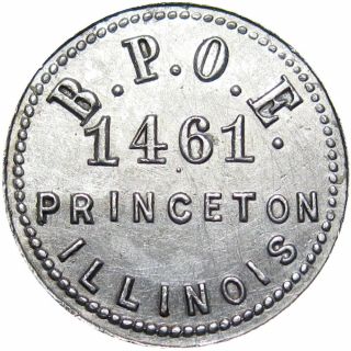 Princeton Illinois Good For Token Benevolent Protective Order Of Elks Not On Tc