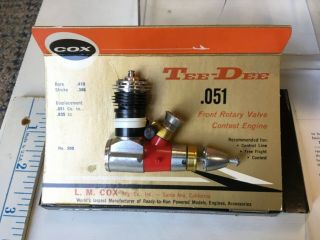 Vintage Cox.  051 Tee - Dee Contest Model Airplane Engine