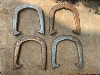 4 Vintage Official Diamond Duluth Professional Ringer Pitching Horseshoes