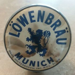 Vintage Metal Chrome Schlitz Beer Keg Tap Handle