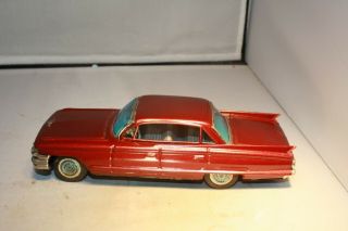 1961 Cadillac Bandai Tin Friction Made in Japan 2