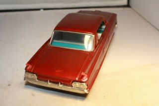 1961 Cadillac Bandai Tin Friction Made in Japan 3