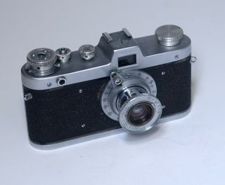 Fed Zarya Industar 50mm F/3.  5 Vintage Rangefinder 35mm Film Camera Ussr