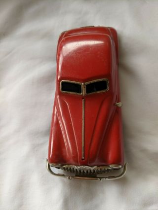 Vintage Gama - Patent Schuco 100 Wind - Up Tin Car W/ Key - Made In Us Zone Germany