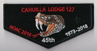 2018 Noac,  Cahuilla Lodge 127,  California Inland Empire Council,  California Ca