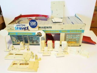Vintage Marx Sears Roebuck Happi Time Allstate Service Station Parts Restoration