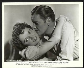 Vintage 1937 Lost Horizon Ronald Colman Jane Wyatt Stamped Frank Capra