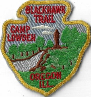 Blackhawk Trail Camp Lowden Oregon,  Illinois Yel Bdr.  [mx - 9726]